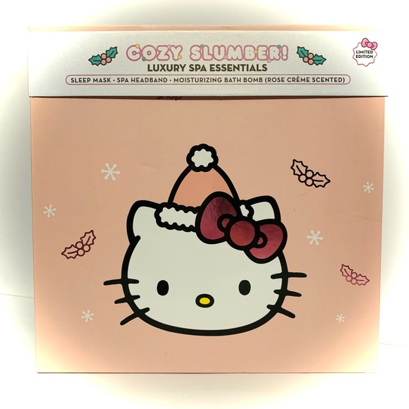 Hello Kitty | Bath & Body | Hello Kitty Cozy Slumber 3 Pc Luxury Spa ...